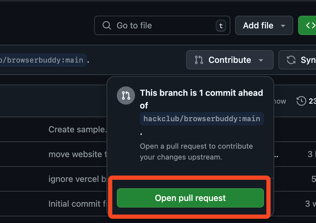 3. Create a Pull Request